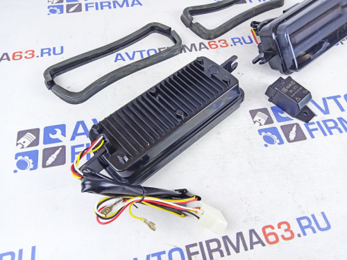 Светодиодные LED подфарники PL2022 с неоновым ДХО, бегающим поворотником, для 2121, URBAN, BRONTO