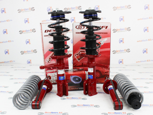 Подвеска в сборе Приора Demfi Premium газомасляная, без занижения в интернет-магазине avtofirma63.ru 