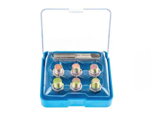 Набор для восстановления резьбы сливного отверстия поддона M15x1,5мм ROCKFORCE в интернет-магазине avtofirma63.ru 