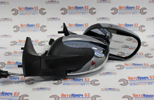 Боковые зеркала для ВАЗ 2108-2115 Волна хром в интернет-магазине avtofirma63.ru 
