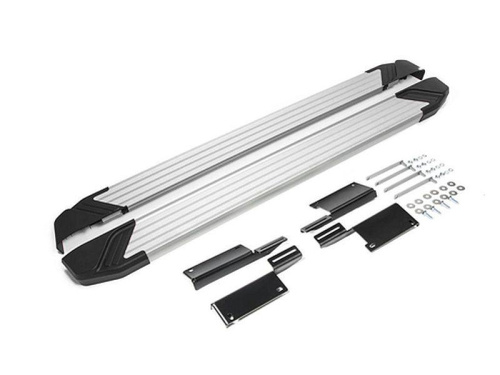 Пороги алюминиевые Rival Silver на Лада Нива Урбан в интернет-магазине avtofirma63.ru 