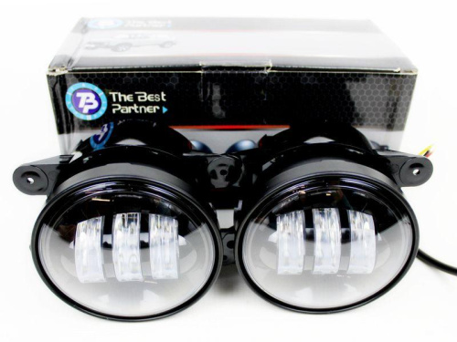 Противотуманные фары для а/м 2180, 2121, 2190 ФЛ двухрежимные, 3 линзы Автосвет 50W