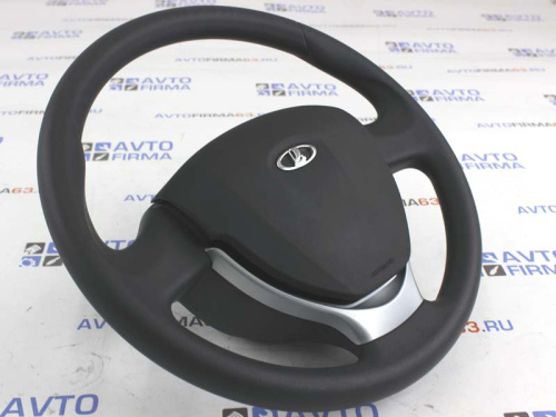 Заводской руль нового образца с муляжом подушки для Лада Приора, Приора 2