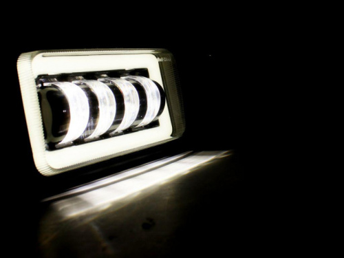 Противотуманные фары на 2110-2112, 2113-2115, 2123 4 линзы с ДХО Sal-Man