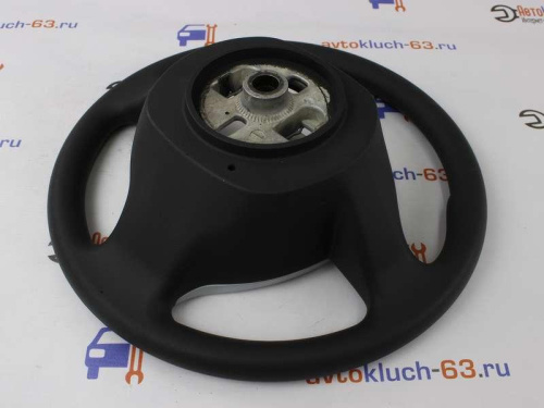 Заводской руль нового образца с муляжом подушки для Лада Гранта FL