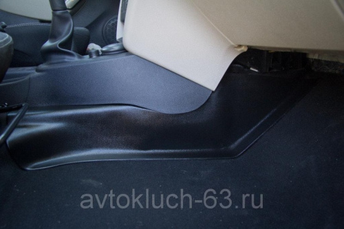 Накладки на ковролин центральные на тоннель Рено Логан-2 АртФорм