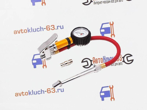 Пистолет для подкачки шин с манометром и наконечником для грузовых колес PARTNER в интернет-магазине avtofirma63.ru 