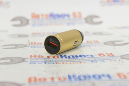 Автомобильное зарядное устройство USB 3 A