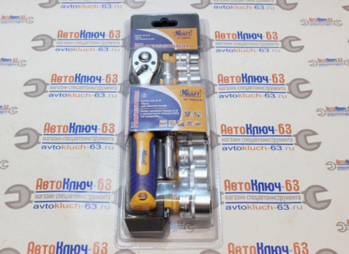 Набор торцевых головок с трещоткой 3/8 12 предметов KRAFT в интернет-магазине avtofirma63.ru 