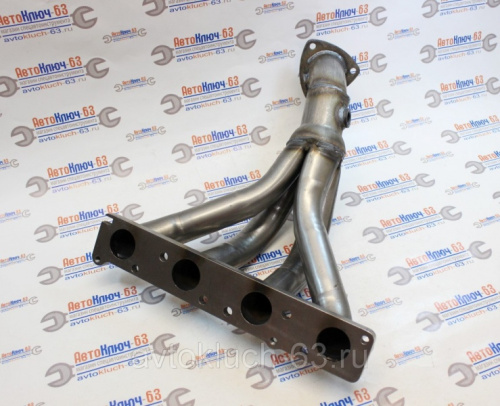 Вставка для замены катализатора (Паук) для Лада Веста под 2 датчика кислорода 777 Плюс