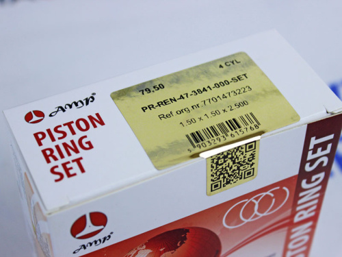 Кольца поршневые AMP R-90, Рено Логан 79.5  (наборное м/с кольцо) в интернет-магазине avtofirma63.ru 