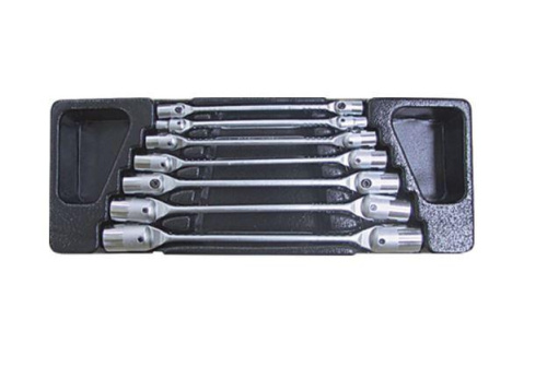 Набор ключей торцевых карданных 6 - 19 мм, 7 пр., в ложементе Licota ACK-384006 в интернет-магазине avtofirma63.ru 