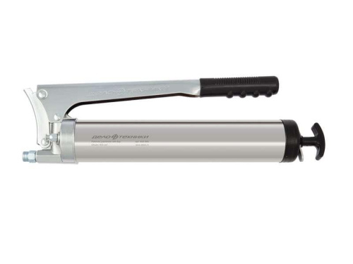 Шприц для смазки плунжерный нержавеющий корпус 800 см3 Дело Техники в интернет-магазине avtofirma63.ru 