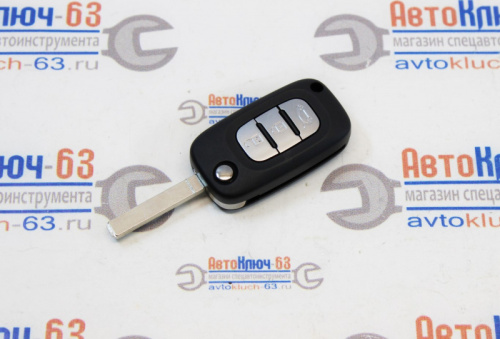 Ключ замка зажигания для а/м 2180, HITAG 3 PCF 7961 (выкидной, с платой) в интернет-магазине avtofirma63.ru 