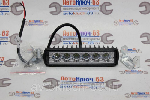 Дополнительная длинная светодиодная фара B2-18W-А дальний свет