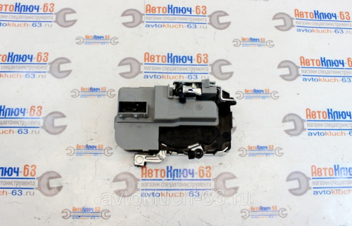 Замок с электроприводом передний на Лада Калина