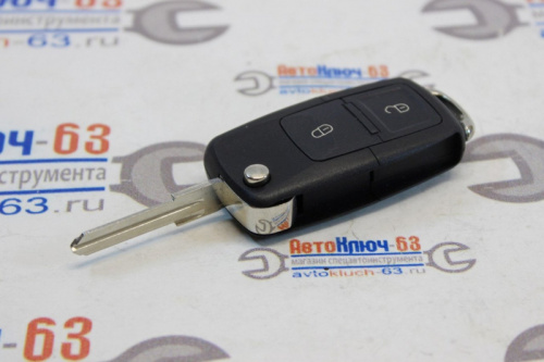 Картинка Выкидной ключ замка зажигания для а/м 1117-19, 2190-91, 2170-72, Datsun, 2123, по типу Volkswagen (2 кнопки) в интернет-магазине avtofirma63.ru  Выкидной ключ замка зажигания для а/м 1117-19, 2190-91, 2170-72, Datsun, 2123, по типу Volkswagen (2 кнопки) в интернет-магазине avtofirma63.ru