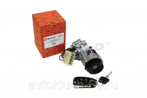 Выключатель замка зажигания ВАЗ 2110-30 нового образца Люкс с выкидным ключом в интернет-магазине avtofirma63.ru 