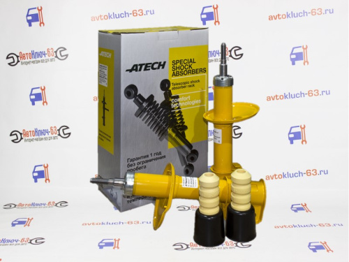 Амортизаторы масляные передней подвески Рено Логан-1, Сандеро-1 ATECH SPECIAL-OIL с отбойниками в интернет-магазине avtofirma63.ru 