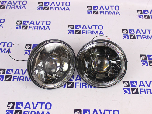 Передние фары на 2121 и УАЗ HL-CV407B, черные