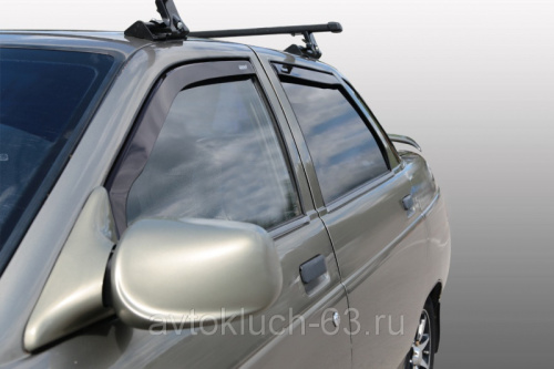 Дефлекторы (ветровики) для окон вставные для а/м 2110, 2112, Azard в интернет-магазине avtofirma63.ru 