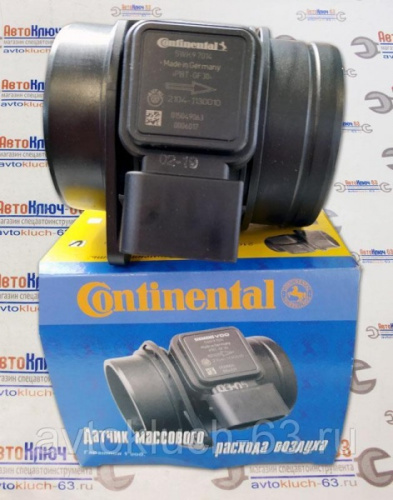 Датчик массового расхода воздуха continental 2104-1130010