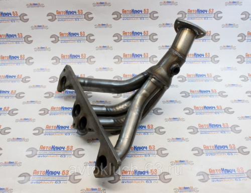 Вставка для замены катализатора (Паук) на ВАЗ 8 клапанный под 1 датчик кислорода 777 Плюс