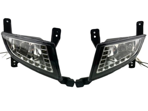 Противотуманные фары на Лада Приора 2 SE 21704 с диодными ДХО СЕВиЕМ