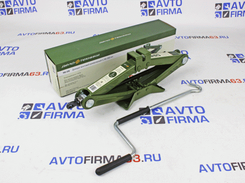 Домкрат винтовой ромбический 1 тонна, 88—380 мм Дело Техники в интернет-магазине avtofirma63.ru 