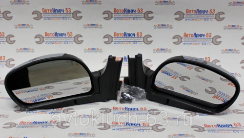Боковые зеркала для а/м 2104, 2105, 2107 Волна хром с поворотником 3298-07 led chrome в интернет-магазине avtofirma63.ru 