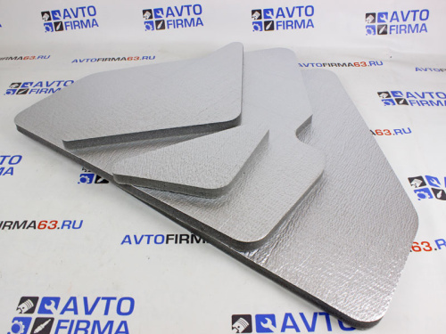 Заводская шумоизоляция капота с термоотражающей пленкой на Лада Нива