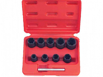 Набор экстракторов внешних для поврежденных болтов и гаек 10-19мм 3/8 10 предметов Force FORCE в интернет-магазине avtofirma63.ru 