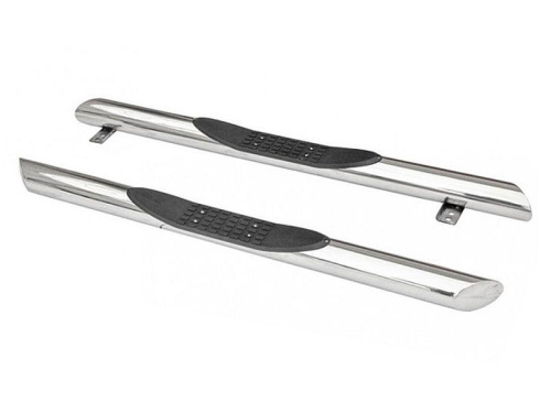 Пороги техносфера нержавейка труба с проступью D76 на Лада Нива в интернет-магазине avtofirma63.ru 