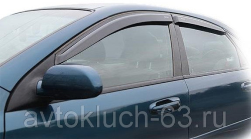 Дефлекторы (ветровики) для окон накладные неломающиеся Samurai для Лада Калина универсал Voron Glass в интернет-магазине avtofirma63.ru 