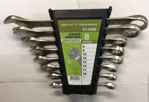 Набор ключей комбинированных 8 шт на холдере Дело Техники в интернет-магазине avtofirma63.ru 