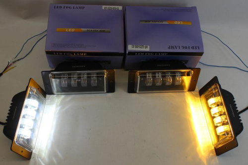 Противотуманные фары для а/м 2110-2115 два режима Мастер Свет