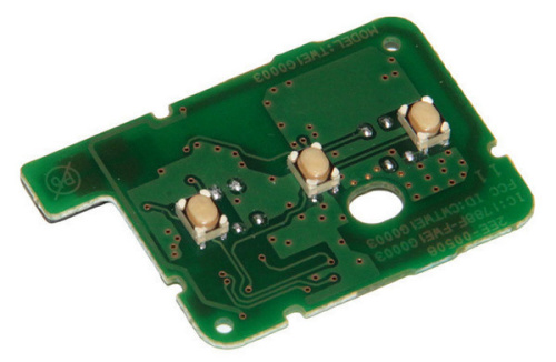 Плата ключа зажигания Renault HITAG 3 PCF 7939 (3 кнопки) в интернет-магазине avtofirma63.ru 