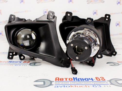 Тюнинг ПТФ с Би линзами для Приора SE