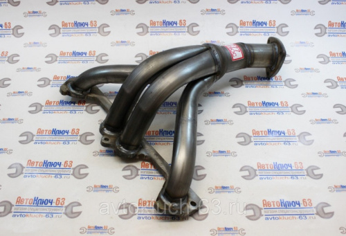 Вставка для замены катализатора (Паук) на ВАЗ 8 клапанный под 1 датчик кислорода 777 Плюс