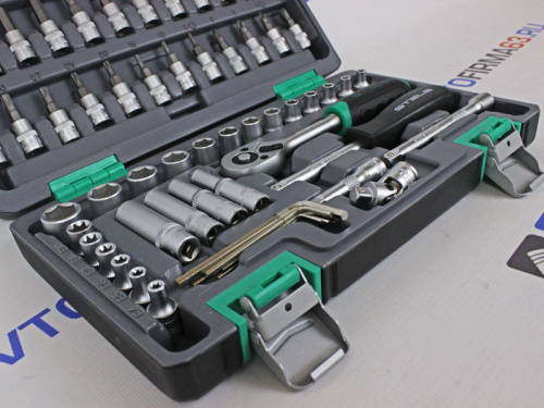 Набор инструментов 1/4, 57 предметов STELS в интернет-магазине avtofirma63.ru 