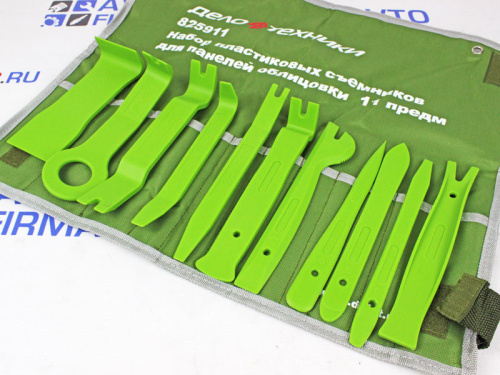 Набор пластиковых съемников для панелей облицовки 11 предметов Дело Техники в интернет-магазине avtofirma63.ru 