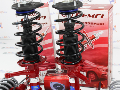 Подвеска в сборе Приора Demfi Premium газомасляная, без занижения в интернет-магазине avtofirma63.ru 