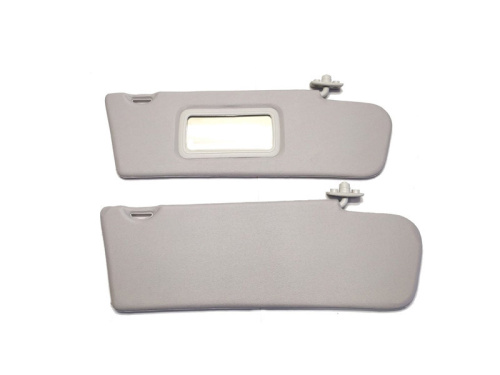 Солнцезащитные козырьки серые с зеркалом для Шевроле Нива и ВАЗ 2123