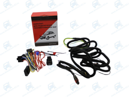 Проводка для противотуманных фар для Лада Веста, Икс Рей, Ларгус с кнопкой от 2114