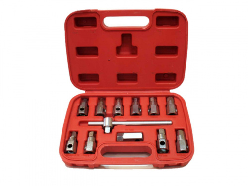 Набор для откручивания масляных пробок, 12 предметов в интернет-магазине avtofirma63.ru 