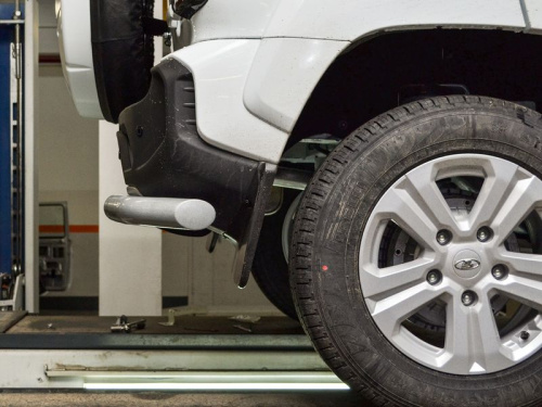 Защита заднего бампера угловая для Лада Нива Травел, Шевроле Нива ПТ Групп в интернет-магазине avtofirma63.ru 