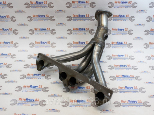 Вставка для замены катализатора (Паук) на ВАЗ 8 клапанный под 1 датчик кислорода 777 Плюс