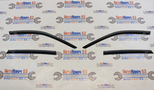 Дефлекторы (ветровики) для окон накладные скотч для а/м 2110 Azard в интернет-магазине avtofirma63.ru 