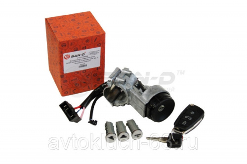 Выключатель зажигания для а/м 2123 с цилиндрами замков дверей с выкидным ключом в интернет-магазине avtofirma63.ru 