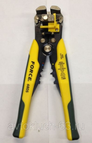 Клещи зачистные универсальные для проводов и обжима контактов L = 210 мм Force в интернет-магазине avtofirma63.ru 